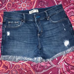 Mid Wash Jean Shorts Abercrombie Kids